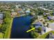 Aerial view of the home with an arrow pointing to it at 1310 91St Nw Ct, Bradenton, FL 34209