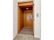 Interior view of the elevator, wood paneled at 1310 91St Nw Ct, Bradenton, FL 34209