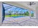 Large screened-in pool area with plenty of room for entertaining and relaxing at 217 Rotonda S Blvd, Rotonda West, FL 33947