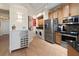 Well-equipped kitchen featuring stainless steel appliances and a convenient laundry area at 2715 Terra Ceia Bay Blvd # 504, Palmetto, FL 34221