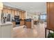 Well-appointed kitchen with stainless steel appliances, a breakfast bar, and views to the living area at 2715 Terra Ceia Bay Blvd # 504, Palmetto, FL 34221