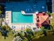 Aerial view of a community pool featuring a spa and lounge area at 2715 Terra Ceia Bay Blvd # 504, Palmetto, FL 34221