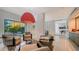 Comfortable lounge area featuring plush seating, city views, and modern décor at 280 Golden Gate Pt # 600, Sarasota, FL 34236