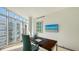 Bright office space featuring a desk with views of the city at 280 Golden Gate Pt # 600, Sarasota, FL 34236