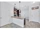Open kitchen area with stylish countertops and pendant lighting at 288 Crew Ct, Sarasota, FL 34243