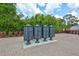 Exterior shot of community mailboxes providing convenient mail access for residents at 288 Crew Ct, Sarasota, FL 34243