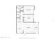 Detailed floor plan showcasing the layout of the home, including the kitchen, bedrooms, and living spaces at 2950 Clark Rd # 113, Sarasota, FL 34231