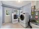 Laundry room featuring modern appliances, a utility sink, and access to outdoors at 4311 52Nd E St, Bradenton, FL 34208