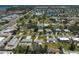 This aerial view showcases the neighborhood and nearby water at 4420 101St W St, Bradenton, FL 34210