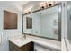 Bathroom with a single vanity, ample counter space, and modern fixtures at 4609 Talbot Pl, Sarasota, FL 34241