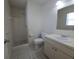 Bathroom with stand up shower, toilet and vanity at 5002 26Th Avenue Dr E, Palmetto, FL 34221