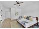 Spacious bedroom with a large area rug, ceiling fan and plenty of natural light at 6924 34Th W Ave, Bradenton, FL 34209