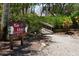 Community sign leading to an archaeological park and footbridge at 78 Tidy Island Blvd, Bradenton, FL 34210