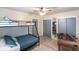 A ' bedroom with bunk beds and a foosball table at 104 Shoreland Dr, Osprey, FL 34229