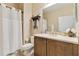 Bathroom with vanity, shower, and toilet at 1109 Riverscape St, Bradenton, FL 34208