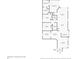 Detailed floor plan showcasing the layout of a home with primary bedroom, kitchen, and living spaces at 11236 Beebalm Cir, Lakewood Ranch, FL 34202
