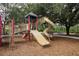 Community playground featuring slides, climbing structures, and ample space for children to play in a safe environment at 11236 Beebalm Cir, Lakewood Ranch, FL 34202