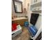Cozy bathroom with vanity, mirror, and linoleum floors, providing a functional space at 1127 Tyrone N Ct, St Petersburg, FL 33710