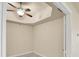 Empty bedroom featuring a ceiling fan, recessed lighting, a neutral wall color, and carpet at 1349 Aqui Esta Dr # 143, Punta Gorda, FL 33950