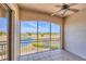 Spacious outdoor patio with expansive views of the water and neighborhood at 1349 Aqui Esta Dr # 143, Punta Gorda, FL 33950