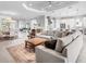 Open-concept living area boasts a seamless flow between living, dining, and kitchen spaces, perfect for gatherings at 15037 Montello Way, Lakewood Ranch, FL 34211