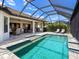 Relax on the screened-in patio and enjoy the backyard pool for ultimate relaxation at 15037 Montello Way, Lakewood Ranch, FL 34211