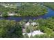Aerial view of the home and neighborhood with river access at 15518 29Th E St, Parrish, FL 34219