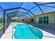 Inviting screened-in pool with fountain feature, surrounded by a large patio at 15518 29Th E St, Parrish, FL 34219
