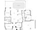 Detailed floor plan showcasing the layout of a spacious home with a pool and multiple bedrooms at 17343 Cayo Ln, Punta Gorda, FL 33955