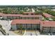 An aerial view of the complex highlighting the well maintained property and buildings at 2220 Stickney Point Rd # 531, Sarasota, FL 34231