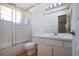 This bathroom features a shower, a toilet, and a vanity at 2511 Lords Ln, Sarasota, FL 34231