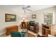 Comfortable sitting room with natural light, built-in storage, and a relaxing atmosphere at 2778 Greendale Dr, Sarasota, FL 34232