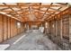 Interior view of the workshop shed with exposed beams at 28706 102Nd E Dr, Myakka City, FL 34251