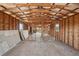 Interior view of the workshop shed with exposed beams at 28706 102Nd E Dr, Myakka City, FL 34251