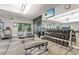 State-of-the-art gym features cardio and weight equipment, plus TVs to help you keep up with your fitness goals at 5388 Bartolomeo St, Sarasota, FL 34238