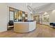 Bright and inviting community clubhouse lobby with modern finishes and comfortable seating at 5388 Bartolomeo St, Sarasota, FL 34238