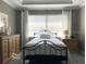 Serene bedroom with a cozy bed, ample natural light, and neutral decor, creating a relaxing retreat at 7360 Talon Bay Dr, North Port, FL 34287