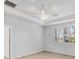 Spacious bedroom with carpet, neutral walls, and a bright window at 19138 Kirella St, Venice, FL 34293