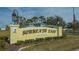 Community sign for deed-restricted Sorrento East neighborhood at 301 Angelico Dr, Nokomis, FL 34275