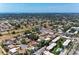 Expansive aerial view of a residential neighborhood with lush greenery and scattered trees at 3336 Pembrook Dr, Sarasota, FL 34239