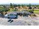Exterior aerial of Village Green Golf Club with parking and golf course views at 3336 Pembrook Dr, Sarasota, FL 34239