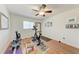 Workout room with bike, rower and weights at 3336 Pembrook Dr, Sarasota, FL 34239