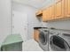 Functional laundry room with modern appliances and ample cabinet space at 4356 Highland Oaks Cir # 3, Sarasota, FL 34235