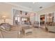 Spacious living room featuring a view of the kitchen, dining room and sun room at 4356 Highland Oaks Cir # 3, Sarasota, FL 34235