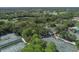 Aerial view of multiple tennis courts surrounded by lush greenery and trees at 4356 Highland Oaks Cir # 3, Sarasota, FL 34235