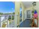 A relaxing balcony with a view of lush landscaping, perfect for enjoying a serene outdoor space at 446 Cerromar Rd # 291, Venice, FL 34293