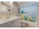 Bathroom featuring modern updates, a vanity with storage, and an updated shower and tub at 446 Cerromar Rd # 291, Venice, FL 34293