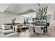 Stylish lounge area with comfortable seating and a decorative living wall at 4750 Tortona Ct, Bradenton, FL 34211