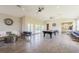 Spacious community game room with a pool table, seating, and stylish decor at 5346 Neil Dr, St Petersburg, FL 33714