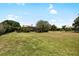 A large backyard showcasing a mature tree and lush lawn, perfect for outdoor activities at 6231 Cypress Bend Ct, University Park, FL 34201